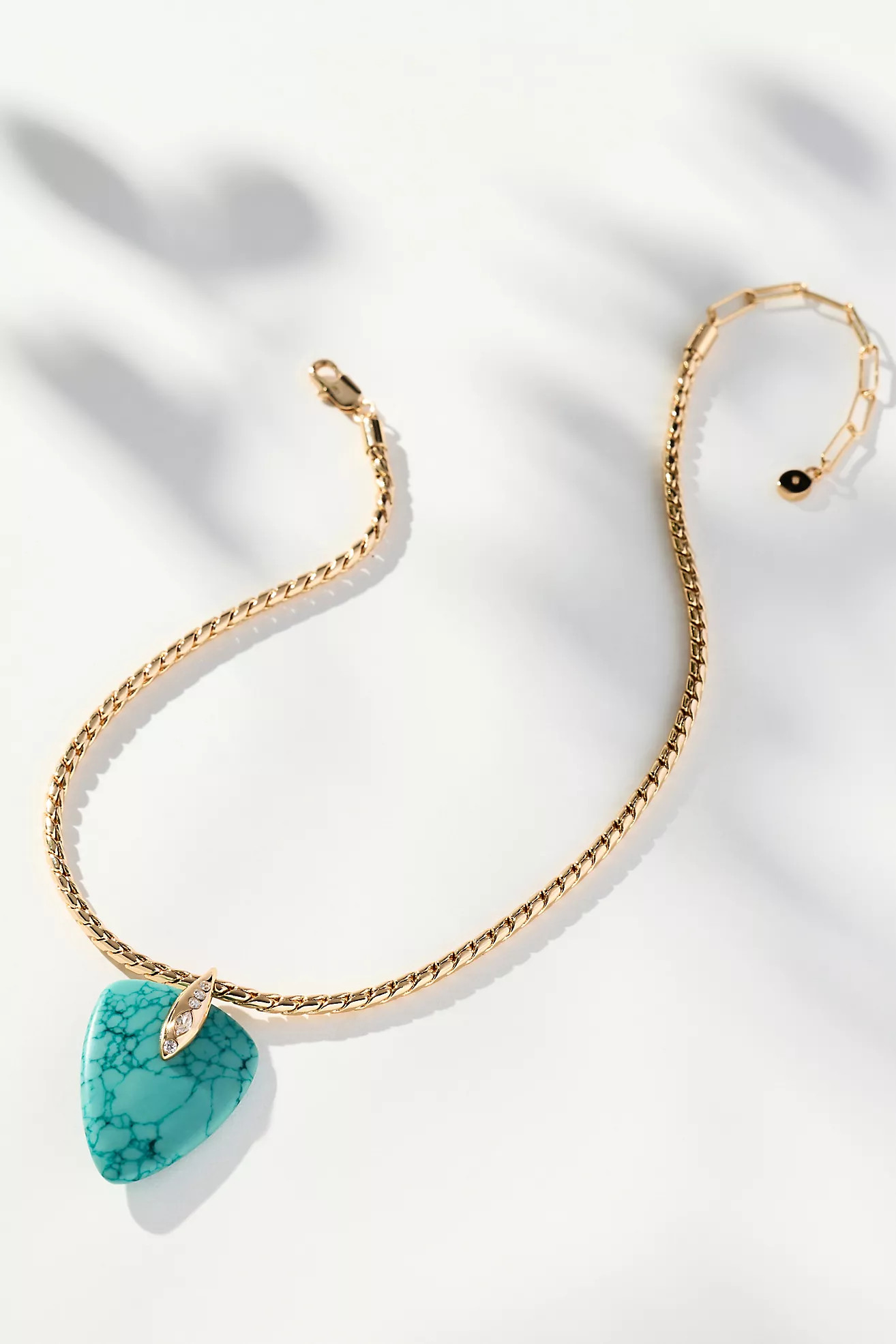 Ettika Turquoise Solstice Pendant Choker Necklace | Anthropologie (US)