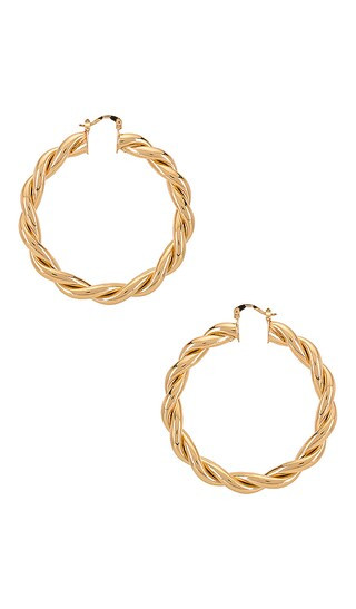 Sunday Hoops in Gold | Revolve Clothing (Global)