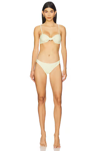 LoveShackFancy Klaudyna Bikini in Marigold from Revolve.com | Revolve Clothing (Global)