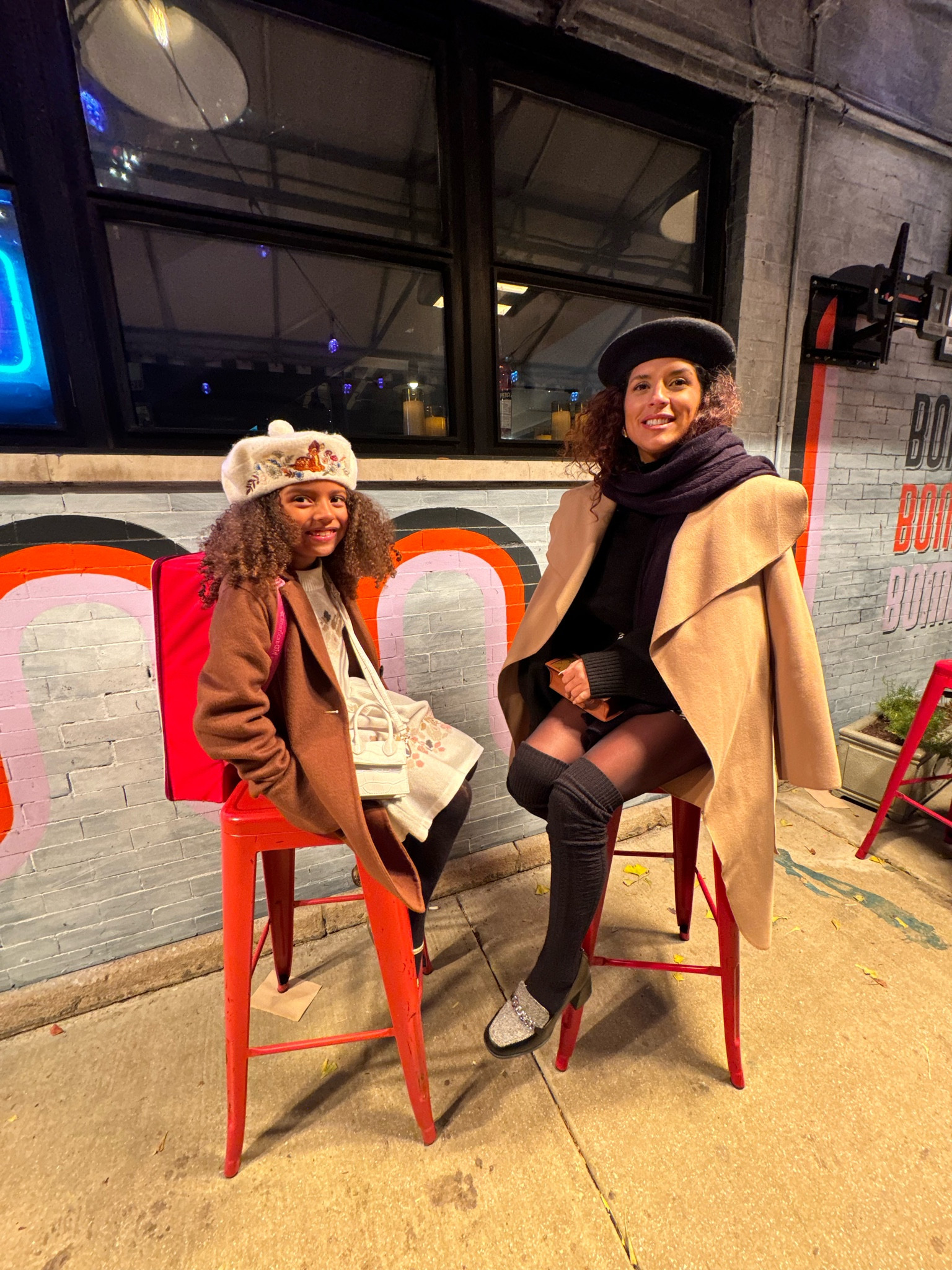 Chicago nights with my baby girl! Love the cold weather and all the layers I was able to wear 🥰🫶🏽 

#LTKstyletip #LTKHoliday #LTKtravel