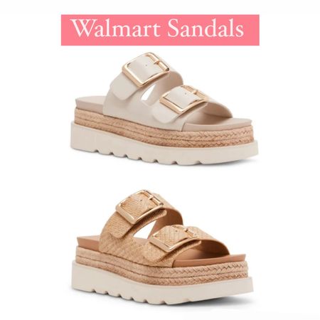 Cutest new Walmart sandals. They remind me of dolce vita, sandals, shoes, summer 

#LTKshoecrush #LTKsalealert #LTKfindsunder50