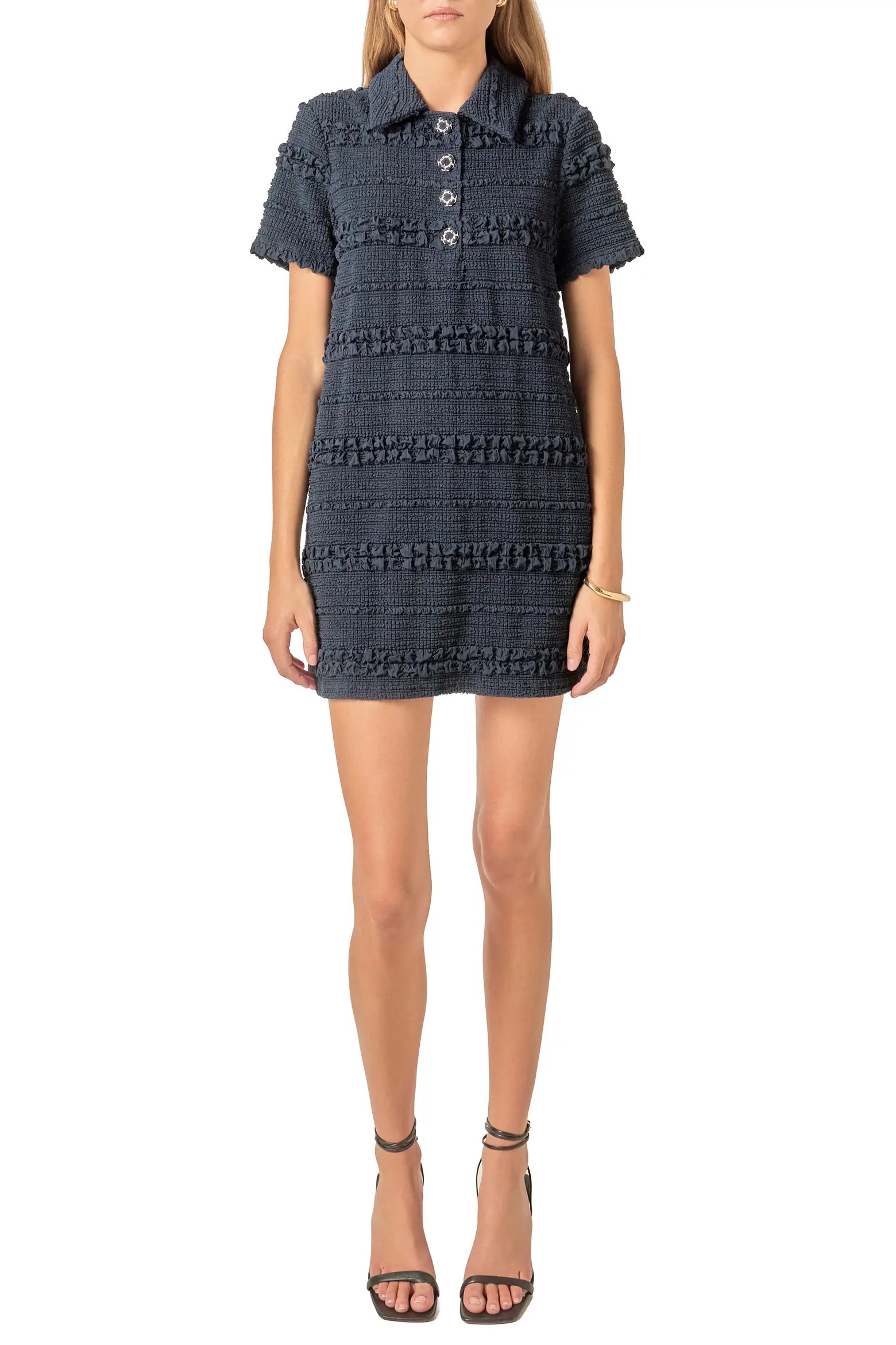 Embroidered Stretch Polo Minidress (Women) | Nordstrom | Nordstrom