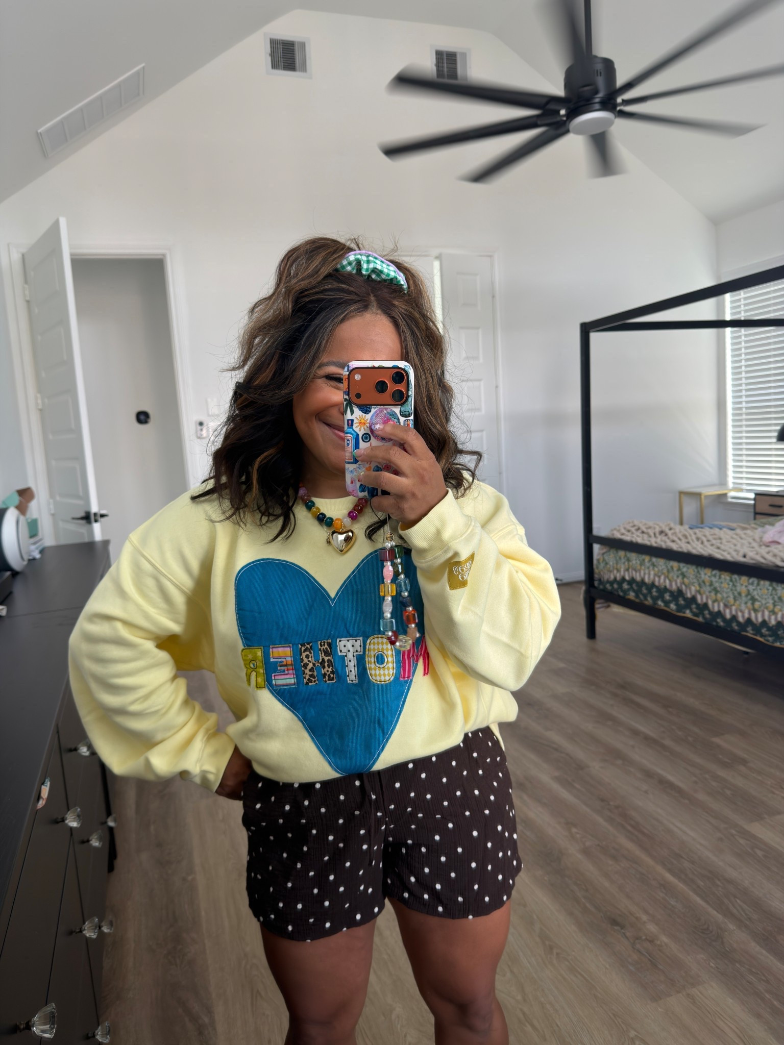 OOTD: what I’m wearing as a mom of 3! Wearing a S/M in the sweatshirt and medium in the shorts - run TTS

#LTKmomlife #LTKootd