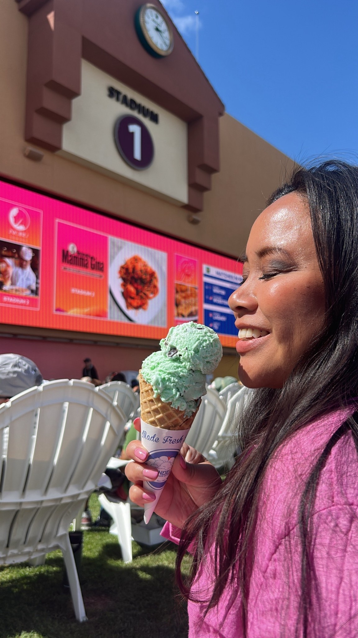 Bright Pink Tennis Inspired Outfit Idea for BNP Paribas Indian Wells

One of my favorite outfit ideas for the BNP Paribas Open at Indian Wells is leaning into bright colors that feel playful, energetic, and inspired by the tennis courts themselves. I wore a bright pink jumpsuit and layered a similar pink swim cover up as a light shirt when the desert air cooled down. It is an easy layering trick that still keeps the look fun and cohesive.

Platform sneakers add a little height for walking the grounds all day while still being comfortable. I love how the vibrant pink tones pop against the greens of the tennis courts and even mirror the brightness of a tennis ball. Sporty, bold, and perfect for a full day of matches, sunshine, and exploring the tournament.

#bnpparibasopen #indianwellstennis #tennisoutfit #tennisstyle #sportychicstyle #pinkoutfit #brightoutfitideas #platformsneakers #tennisfashion #desertstyle #athleisurestyle #springoutfitideas #matchdaystyle #casualsportstyle

bnpparibas open outfit | indian wells tennis outfit | tennis tournament outfit ideas | pink jumpsuit outfit | sporty chic outfit | tennis fashion women | platform sneakers outfit | athleisure outfit ideas | bright spring outfits | tennis match style | indian wells style | casual tennis event outfit

#LTKootd #LTKfoodie #LTKMidsize
