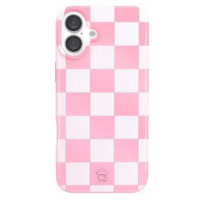 VELVET CAVIAR iPhone 16 Plus MagSafe Case - Pink Pastel Checker: Plastic Cover | Target