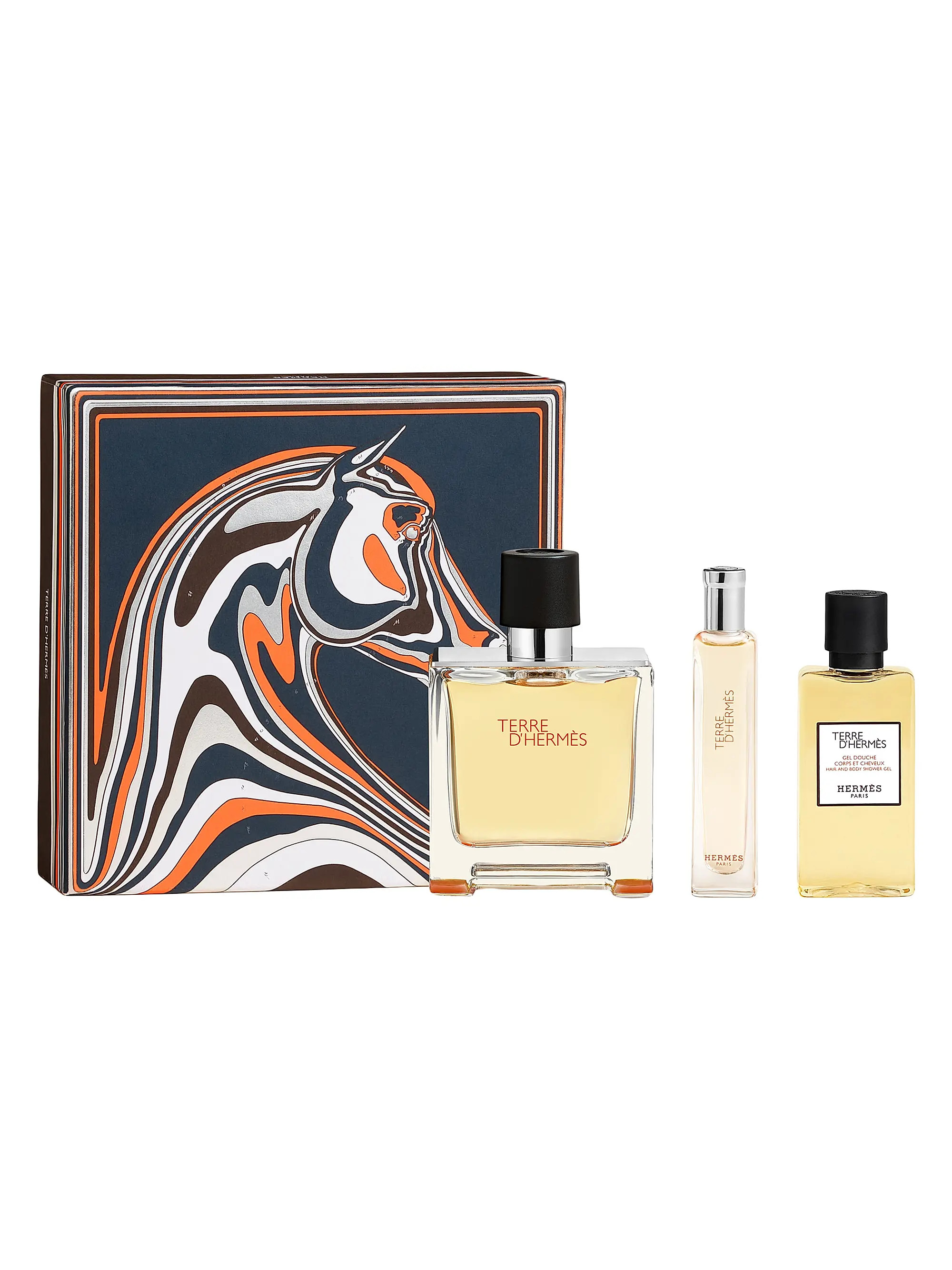 Terre d’Hermès Pure Perfume 3-Piece Gift Set | Saks Fifth Avenue