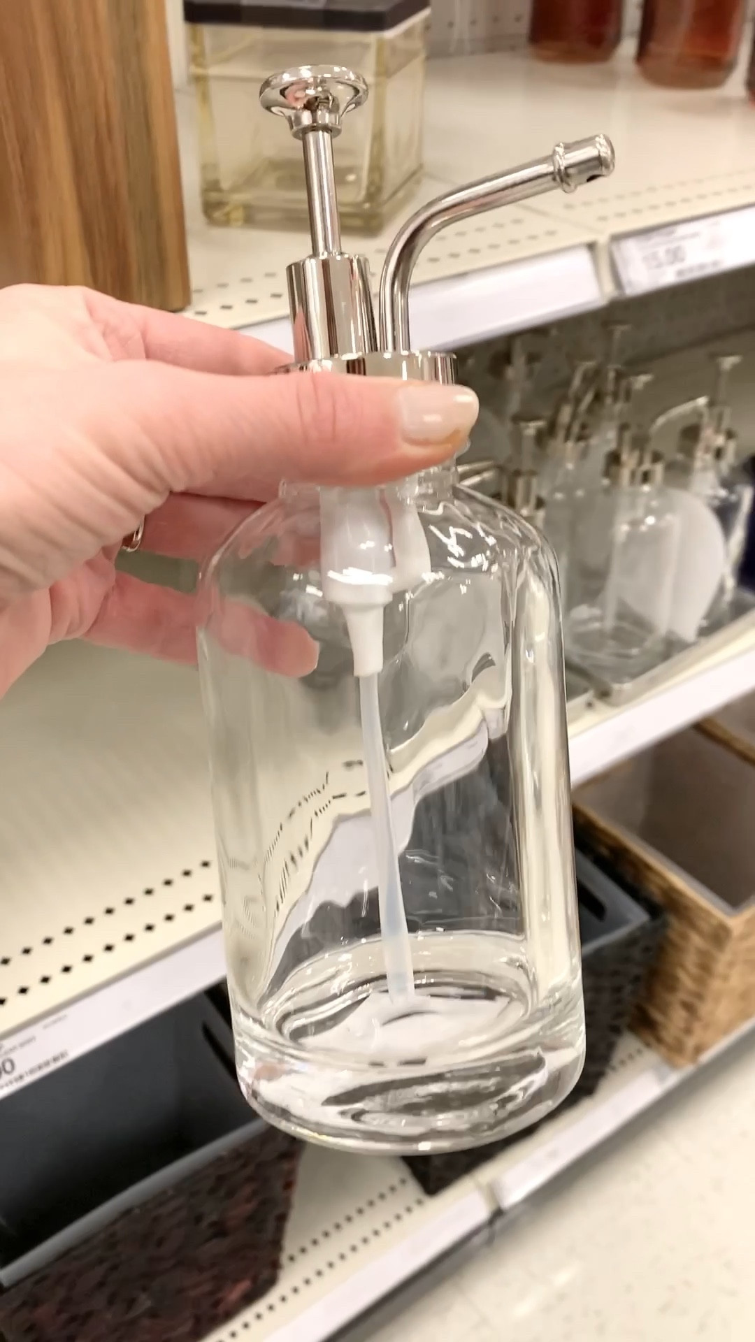 Set of clear glass soap pumps on a tray

Home decor, countertop decor, soap dispenser, oil dispenser, beautiful essentials, neutral decor, bathroom decor, kitchen decor, glass decor, style tip for bathroom, target finds, Amazon finds, Amazon essentials, Amazon finds

#LTKunder50 #LTKhome #LTKFind