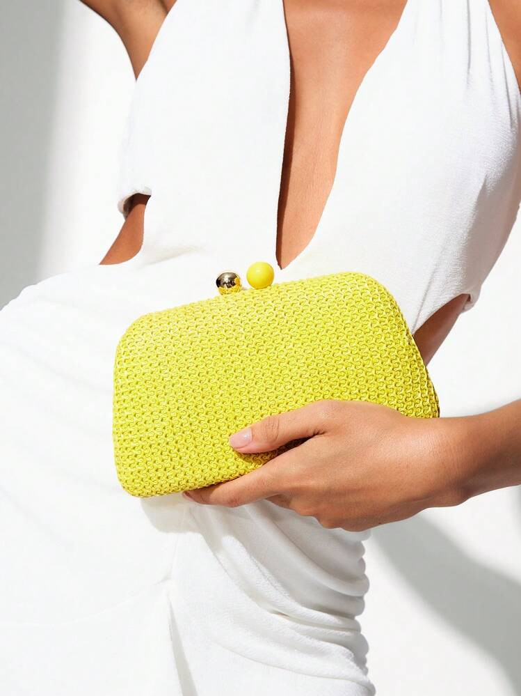 SHEIN BAE Women Solid Color Simple Clutch Bag Suitable For Daily Match Valentines | SHEIN