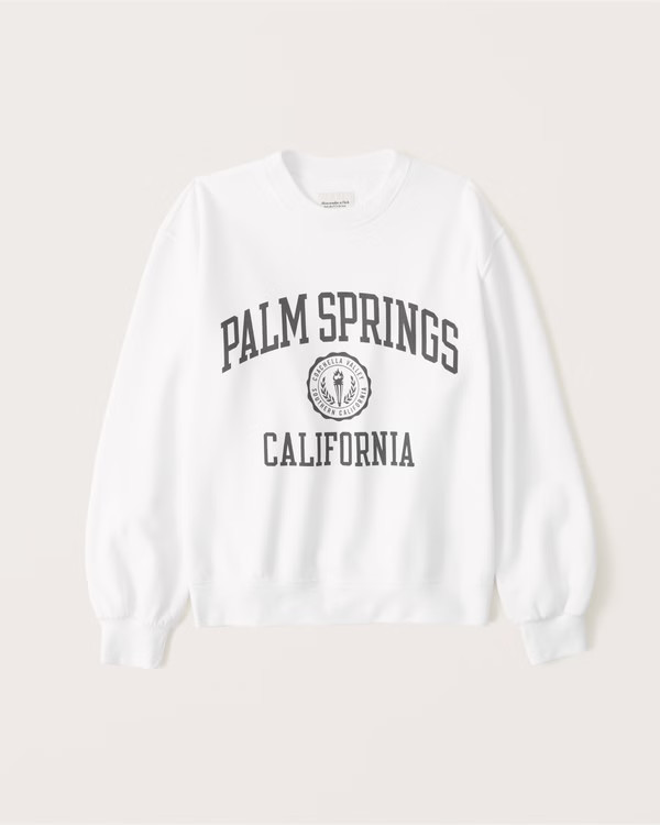 Boyfriend Crew Sweatshirt | Abercrombie & Fitch (US)