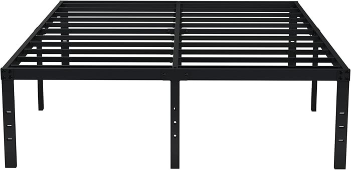 EMODA 18 Inch King Bed Frame No Box Spring Needed, Heavy Duty Tall Metal Platform with Large Stor... | Amazon (US)