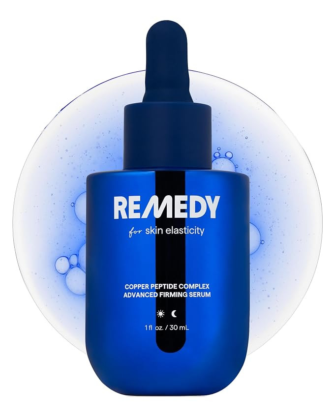 REMEDY Copper Peptide Complex Advanced Firming Serum for Skin Elasticity | Pure GHK-Cu, Peptides ... | Amazon (US)