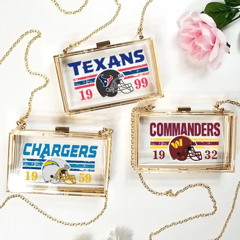 NFL Stadium Approved Bag Clear Clear Stadium Bag for All - Etsy | Etsy (US)