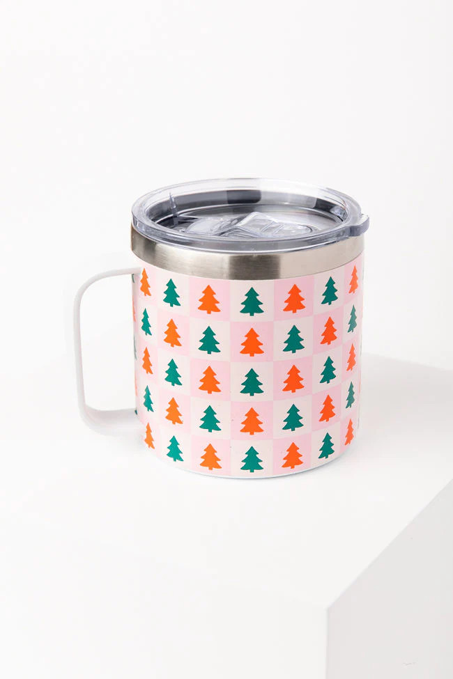 Sippin' Pretty In Rockin' Around Travel Coffee Mug DOORBUSTER | Pink Lily