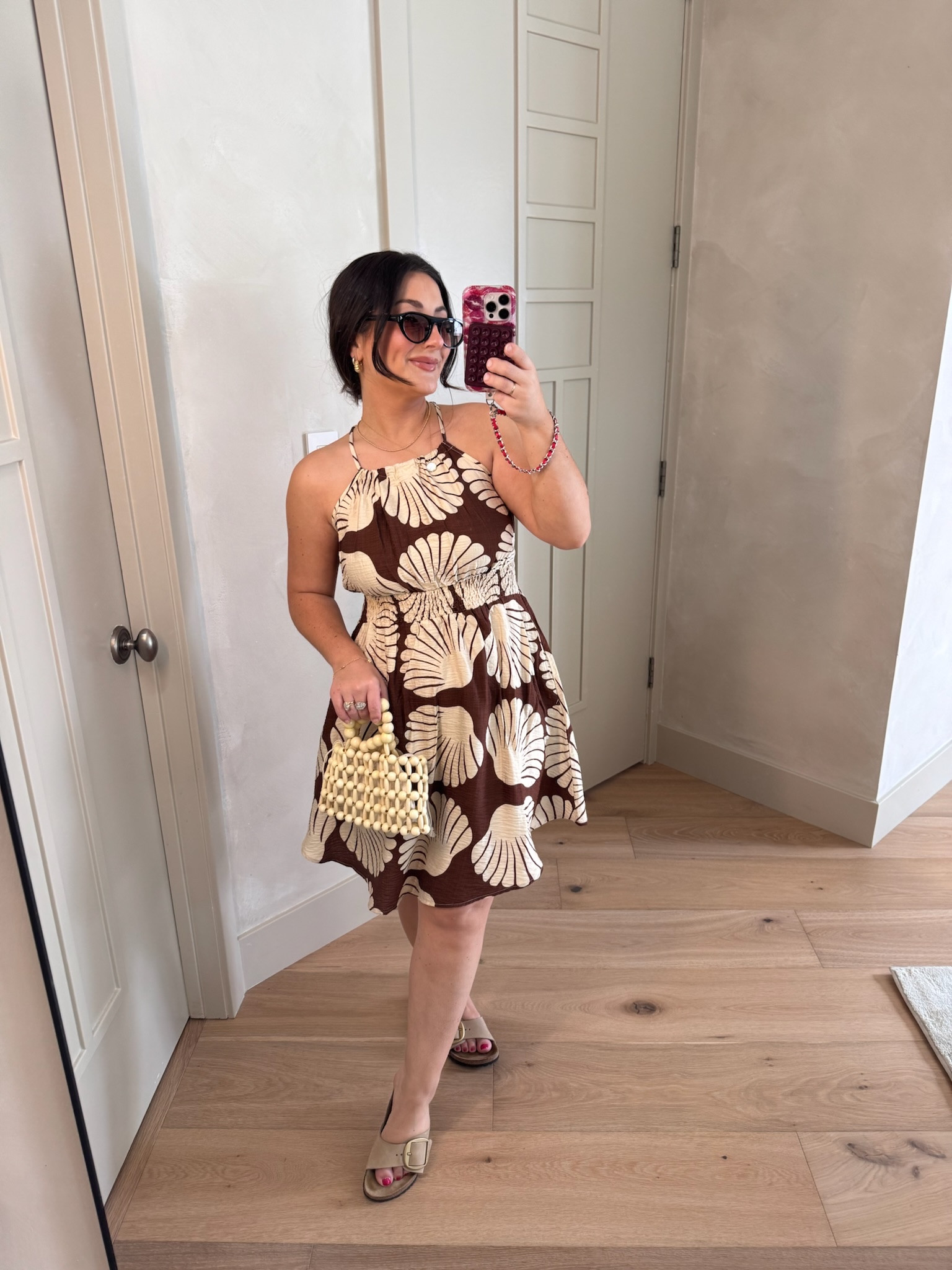 Cutest summer dress with seashell print! 

Size small
5’0” 140lbs
Petite friendly

#LTKootd #LTKPetite #LTKTravel