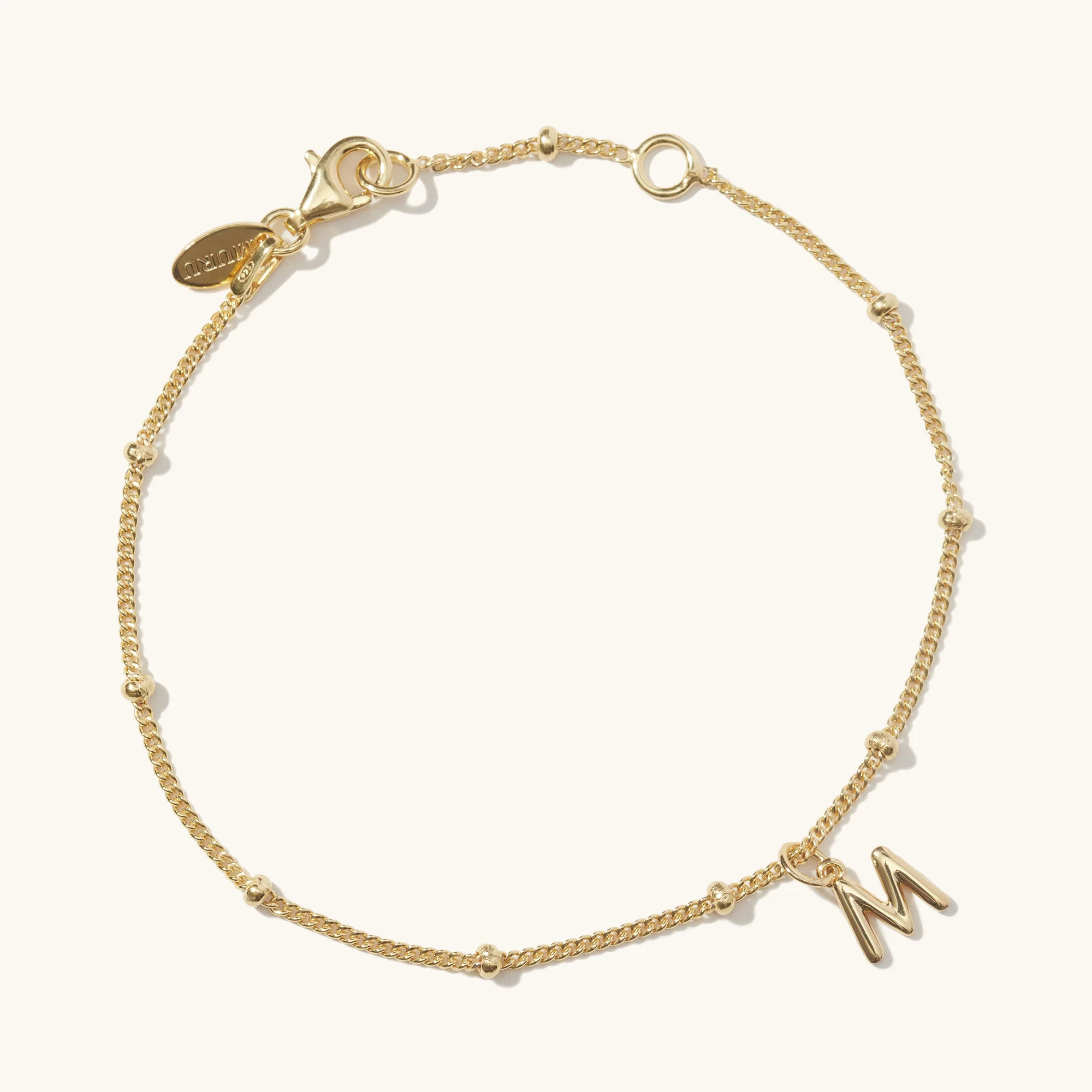 Little Love Letter Bracelet Gold | Muru Jewellery.