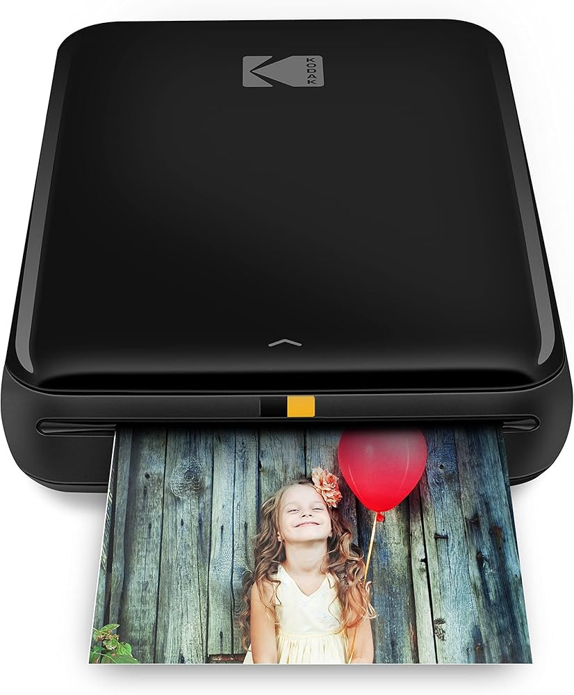 KODAK Step Wireless Mobile Photo Mini Printer (Black) Compatible w/ iOS & Android, NFC & Bluetoot... | Amazon (US)