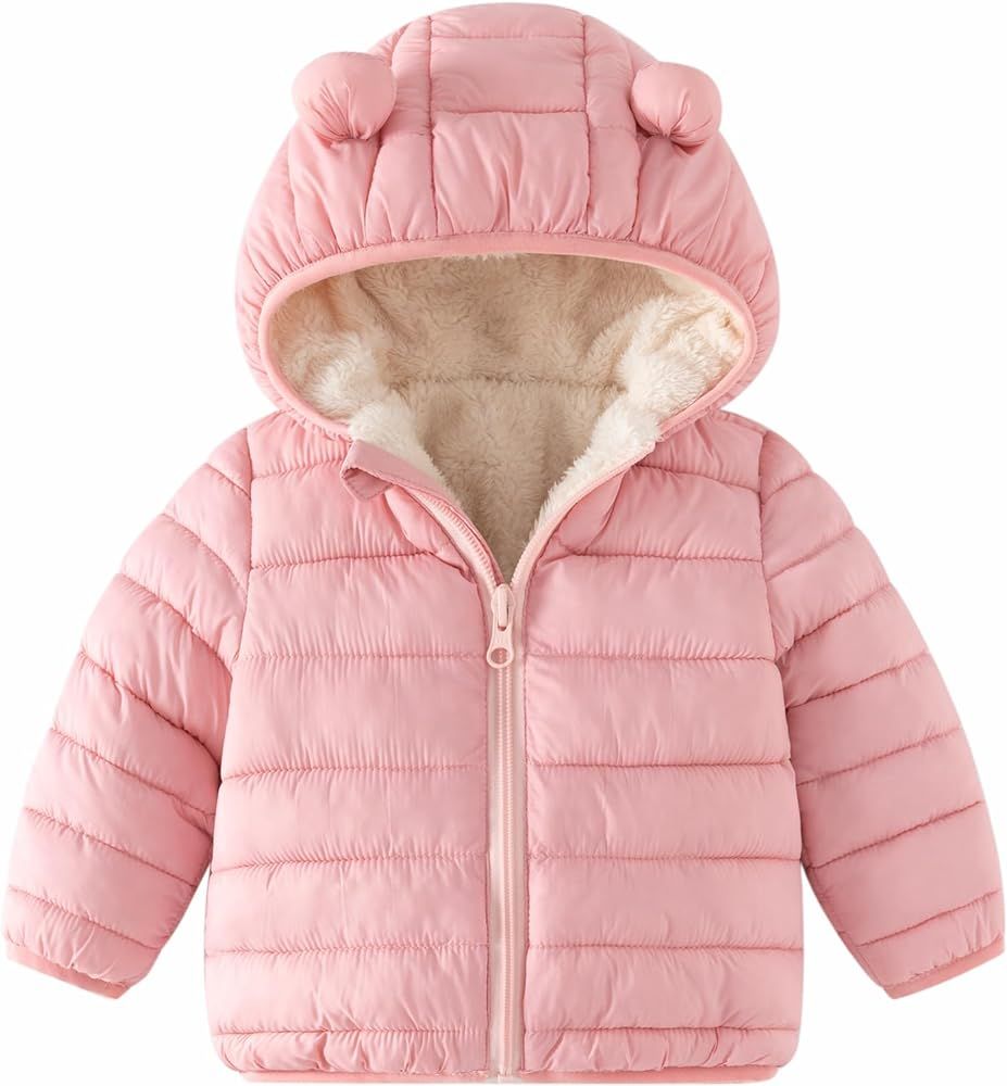 CECORC Toddler Winter Coats Lightweight Puffer Jacket for Baby Infant kids, 6-12 Month,12-18 Mont... | Amazon (US)