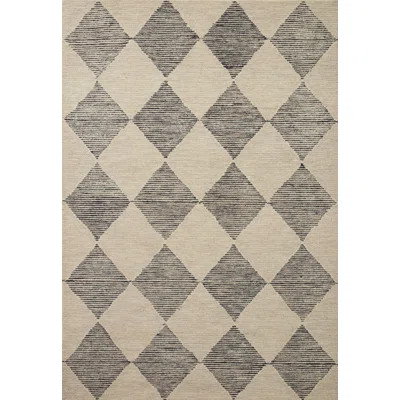 Chris Loves Julia x Loloi Francis Collection FRA-01 Beige / Charcoal, Contemporary Area Rug | Wayfair North America