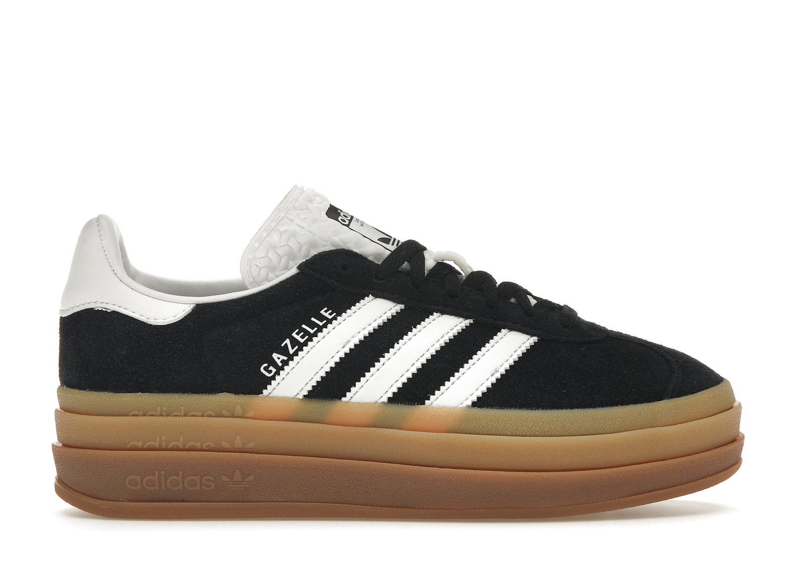adidas Gazelle Bold Black White Gum (Women's) | StockX