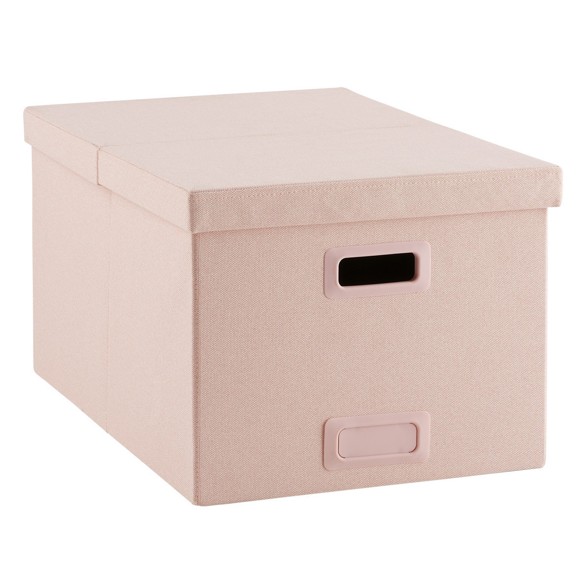 Poppin Large Storage Box Blush | The Container Store