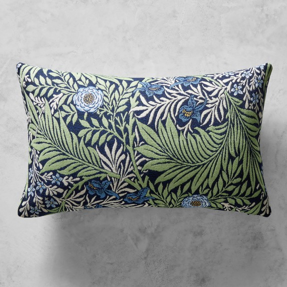 Morris & Co. x Williams Sonoma Home Reversible Performance Pillow Cover, Larkspur | Williams-Sonoma