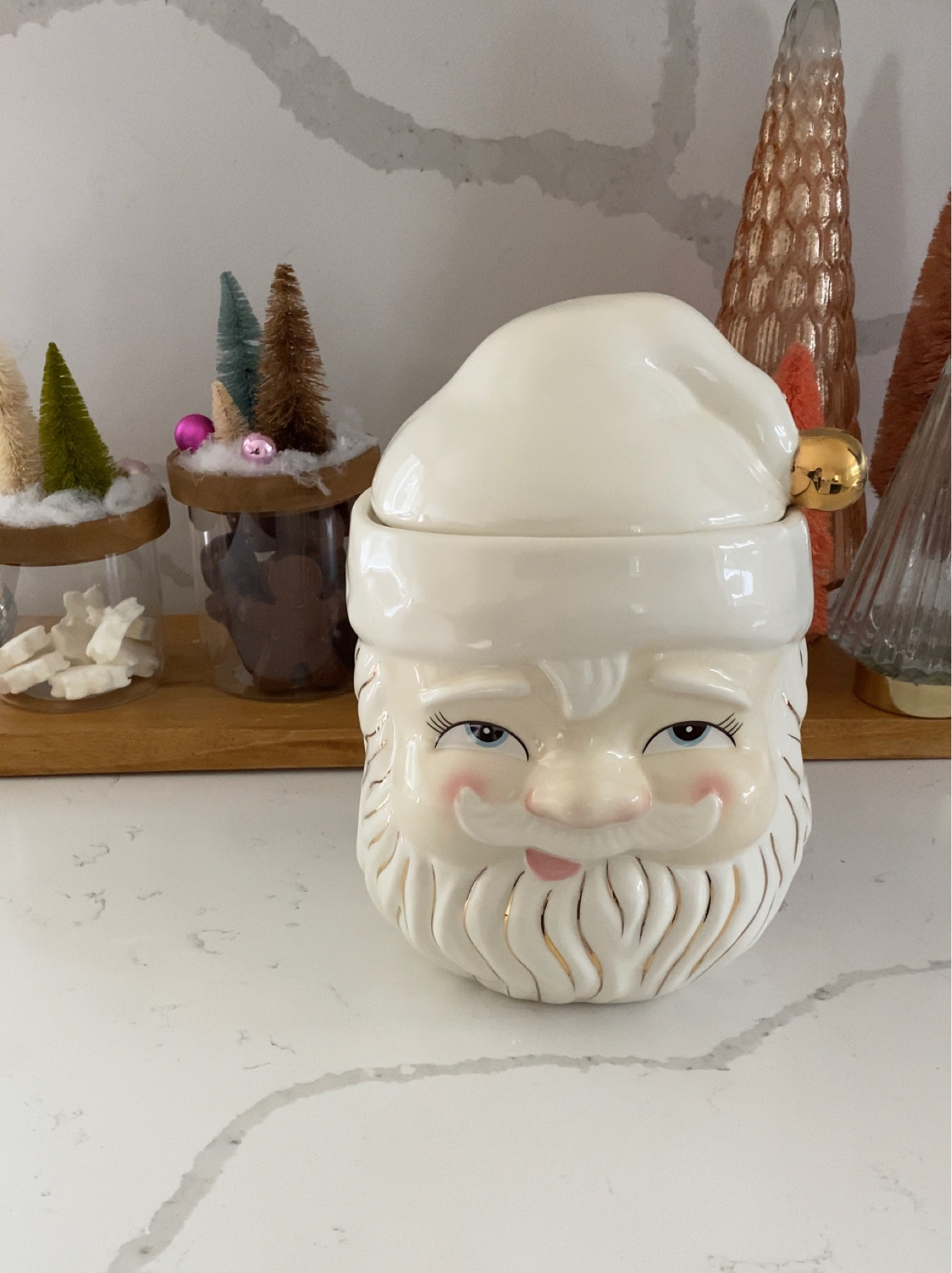 Glitterville Papa noel cookie jar

#LTKHoliday #LTKSeasonal #LTKhome