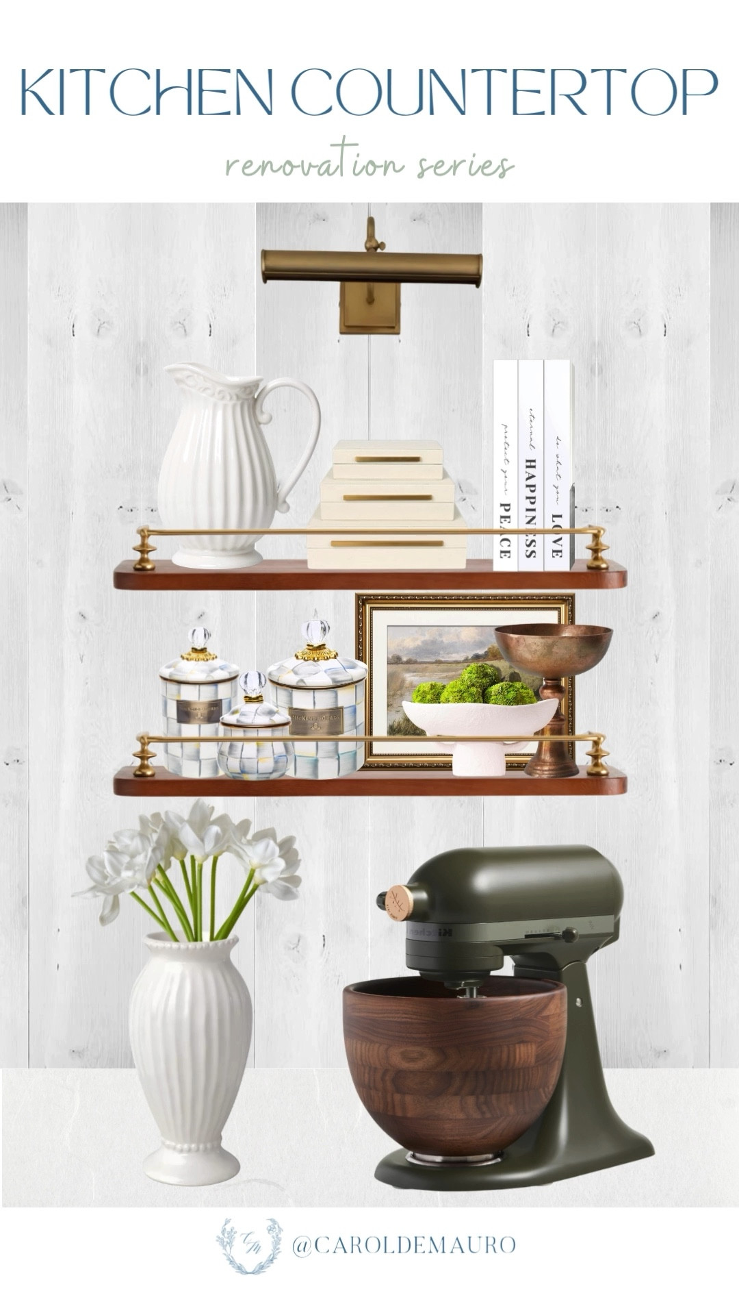 Turn your kitchen into a dream space by mixing these warm wood textures with sleek gold accents! Just pick out your favorite statement pieces and watch how quickly your countertop starts to feel like a high-end retreat.

kitchen countertop, home renovation, furniture finds, baking essentials, modern home, shelf styling, decor inspo, wall decor

#LTKHome #LTKU #LTKSeasonal