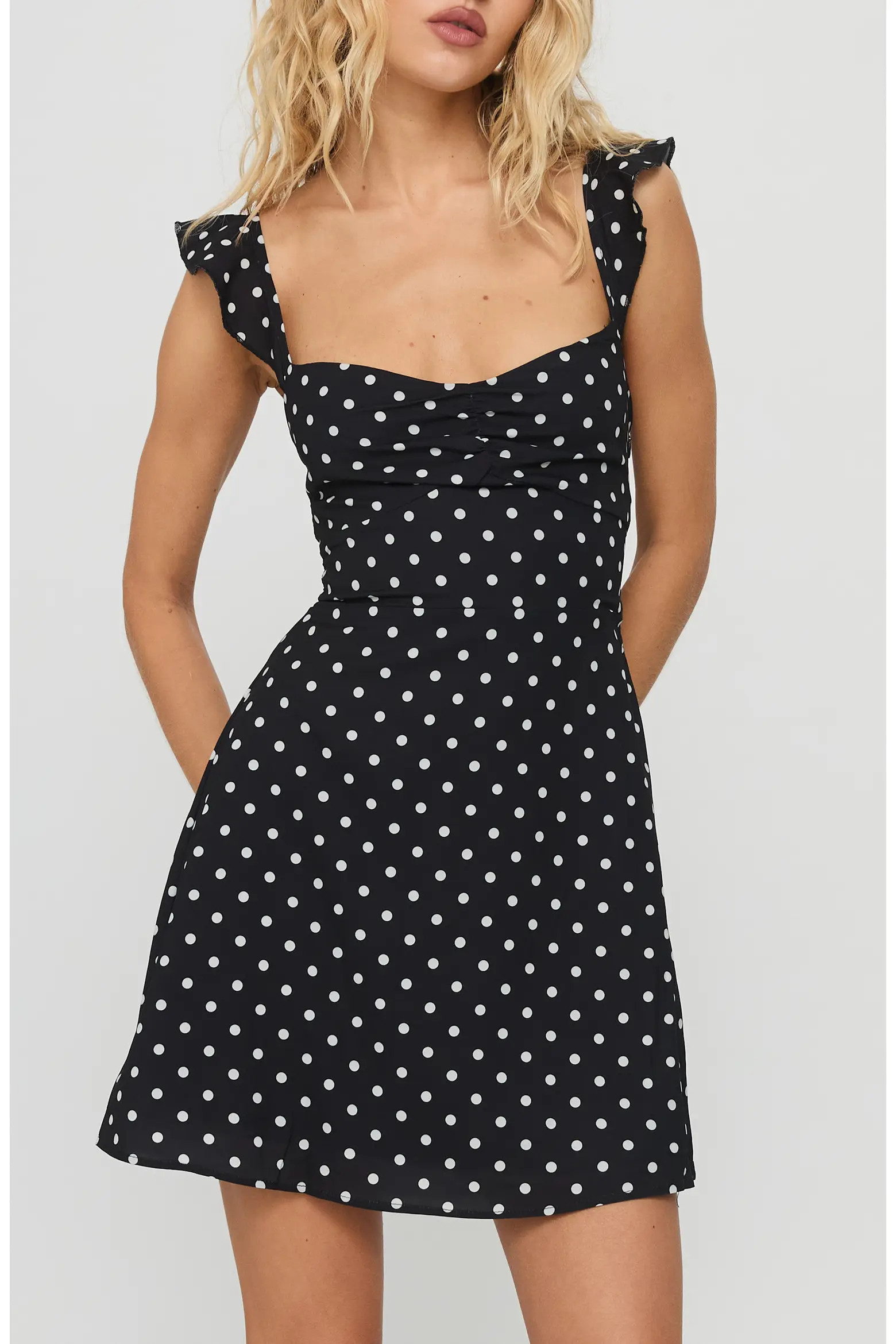 Landon Polka Dot Print Minidress (Women) | Nordstrom | Nordstrom