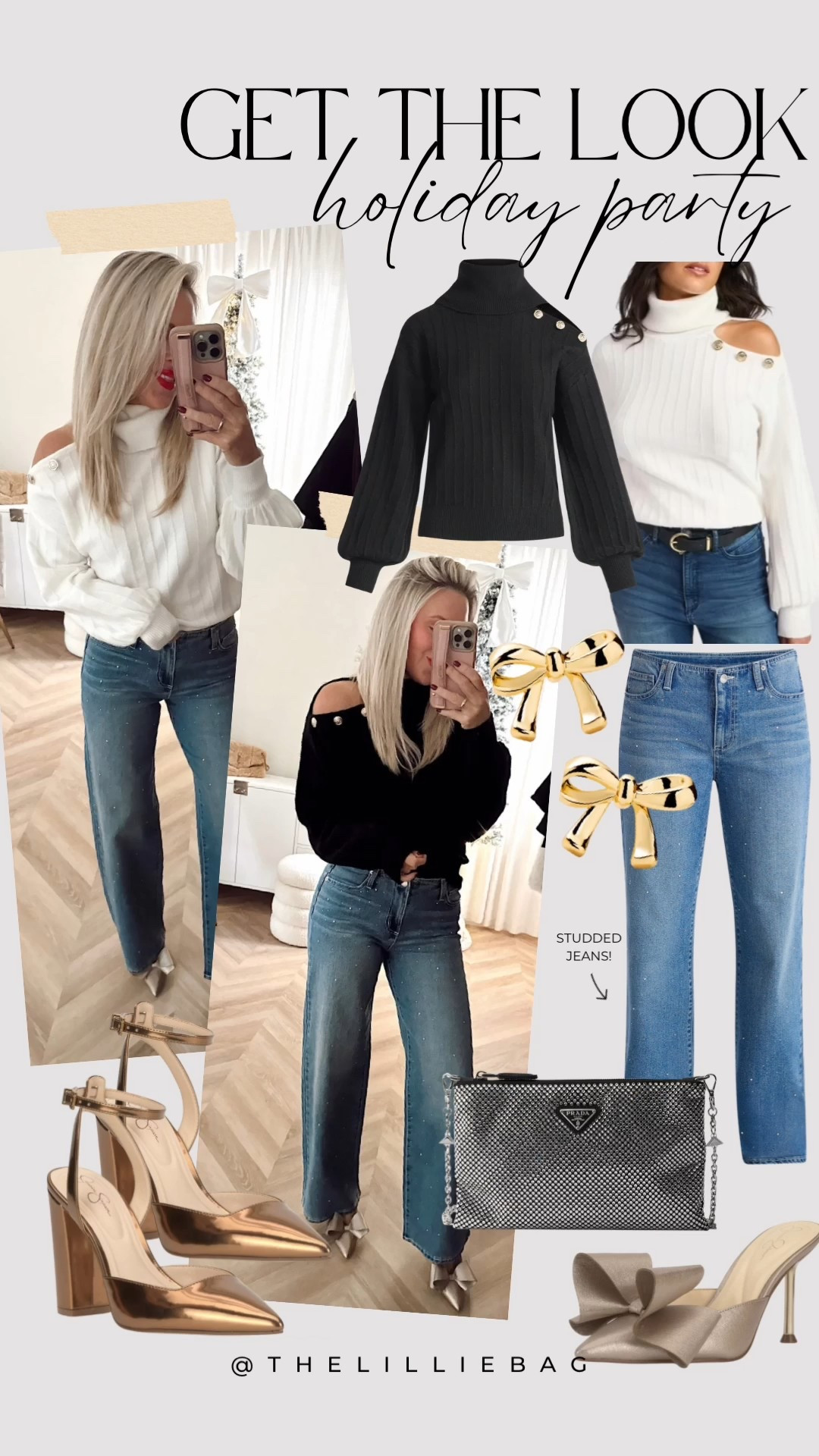 Wearing smalls- the cutest look from Walmart ladies! Wearing this top this weekend! ❄️

Sweater. Holiday party. Holiday outfits. Jeans. Denim. Heels  

#LTKSeasonal #LTKGiftGuide #LTKHoliday