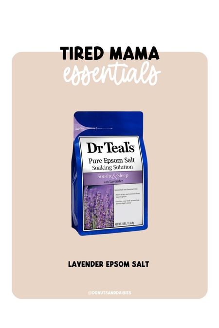 Tired mama essential, Epsom salt! Get the lavender to help you relax and decompress! 

#LTKFind #LTKhome #LTKstyletip