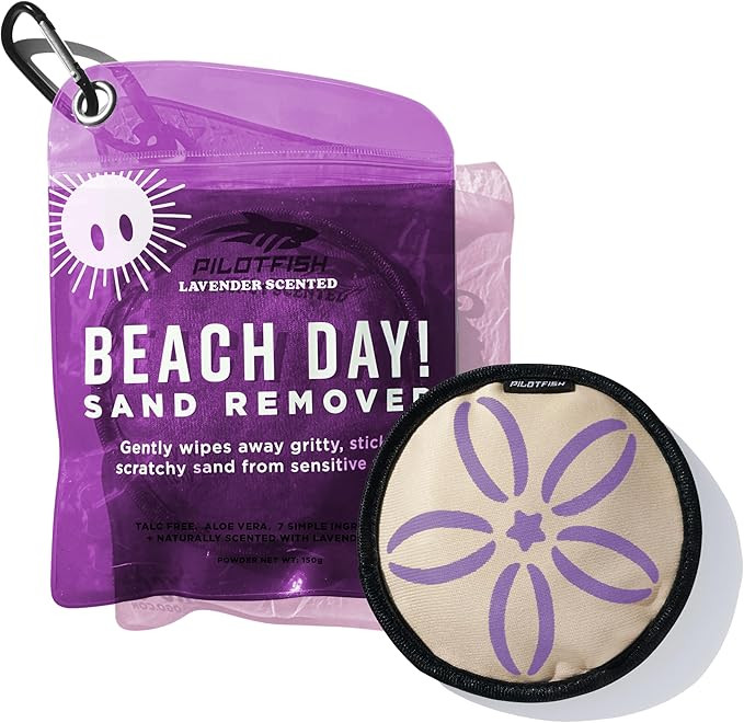 Pilotfish Beach Essentials Sand Remover Bag, Gentle Skin-Friendly Formula with 7 Natural Ingredie... | Amazon (US)