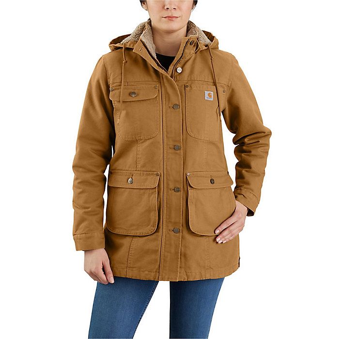 Carhartt Women's Loose Fit Washed Duck Insulated Coat - Moosejaw | Moosejaw.com