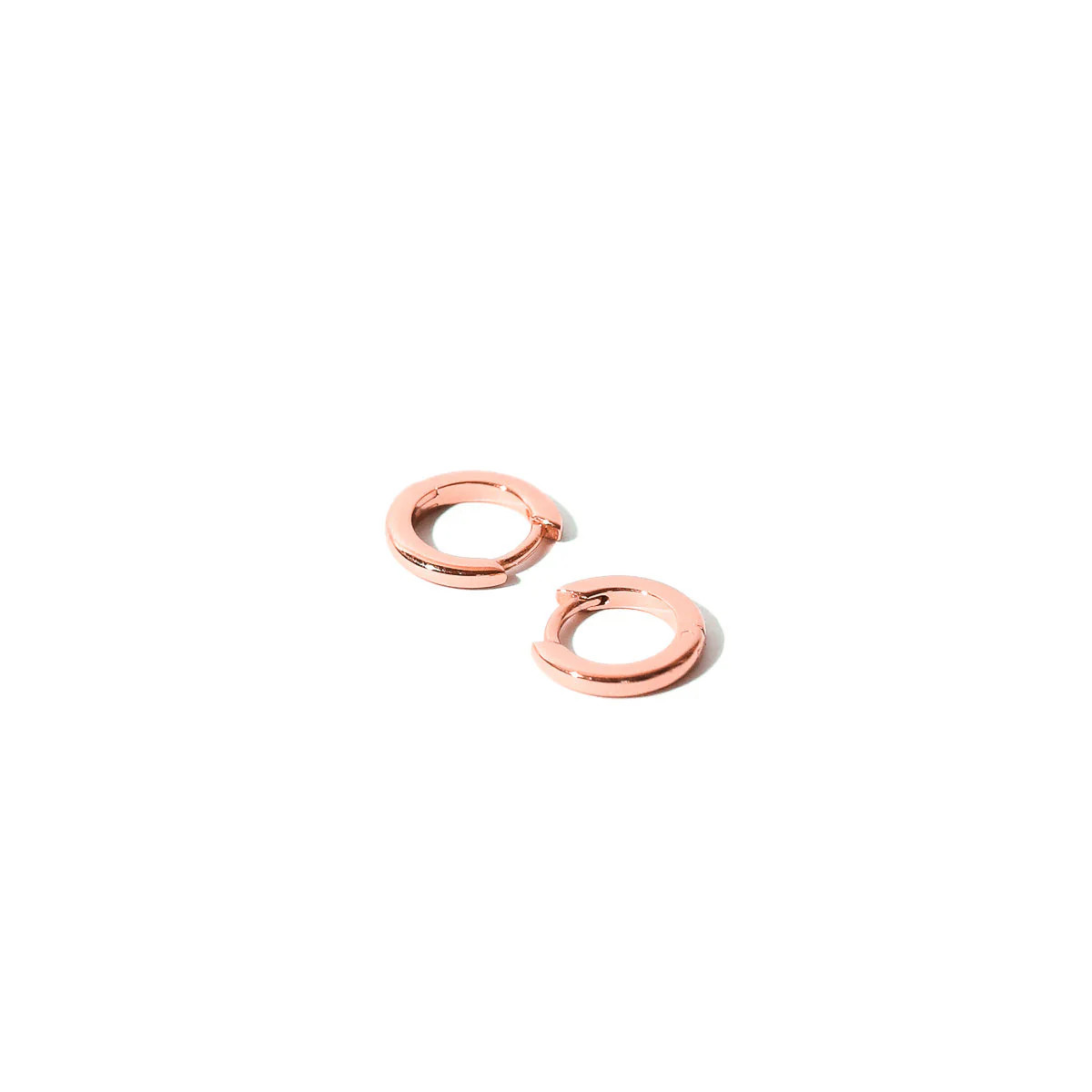 Essential Rose Gold Huggies | Astrid & Miyu Earrings | Astrid & Miyu US