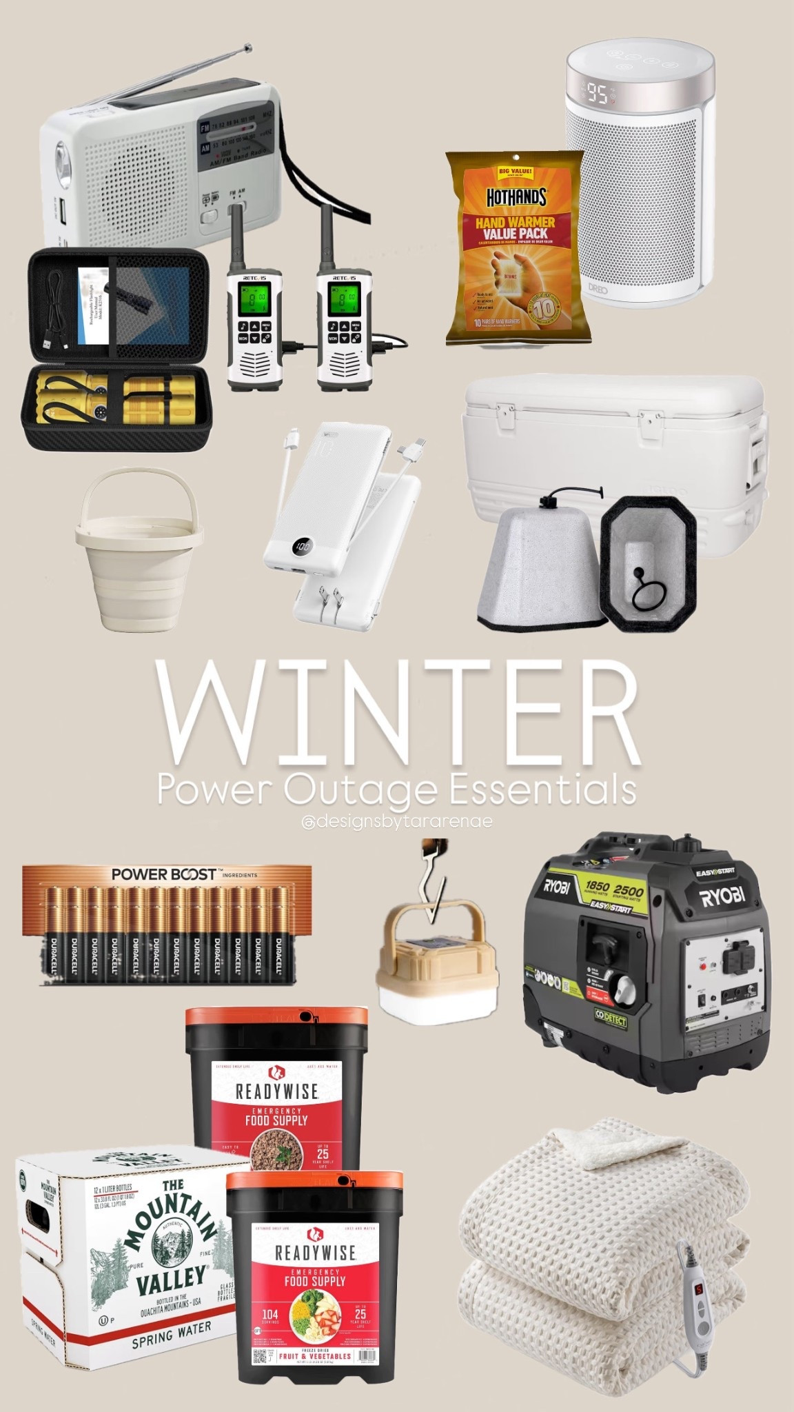 Our weather here in the south is taking a turn, and it looks like we may have some power outages. So I put together a list of essentials to help get through any outages comfortably and prepared.🤍❄️
#poweroutageprep #stormready #emergencyprep #southernweather #southernliving #homeessentials #momlife #familyhome #preparedhome #poweroutage #winterstorms #stormseason #homesteadlife #stayprepared #homeorganization #familylife #momapproved #ltkhome #ltkfamily #ltkfinds #ltkunder50 #ltkunder100 #homefinds #emergencysupplies #householdessentials #stormprep #preparednotpanicked #everydayhome #homelife #survival 

#LTKSeasonal #LTKHome #LTKselfcare