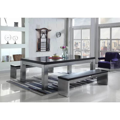 Playcraft Monaco Slate Pool Table with Dining Top & 2 Benches/Professional Installation ($895 Value) Included | Wayfair North America