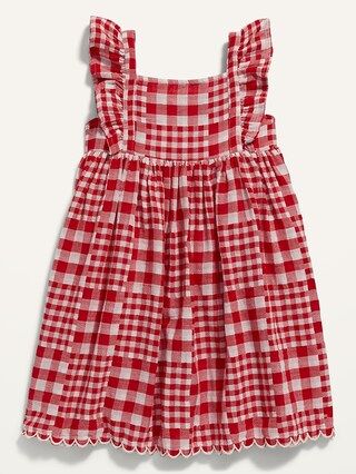 Gingham Double-Weave Swing Sundress for Toddler Girls | Old Navy (US)