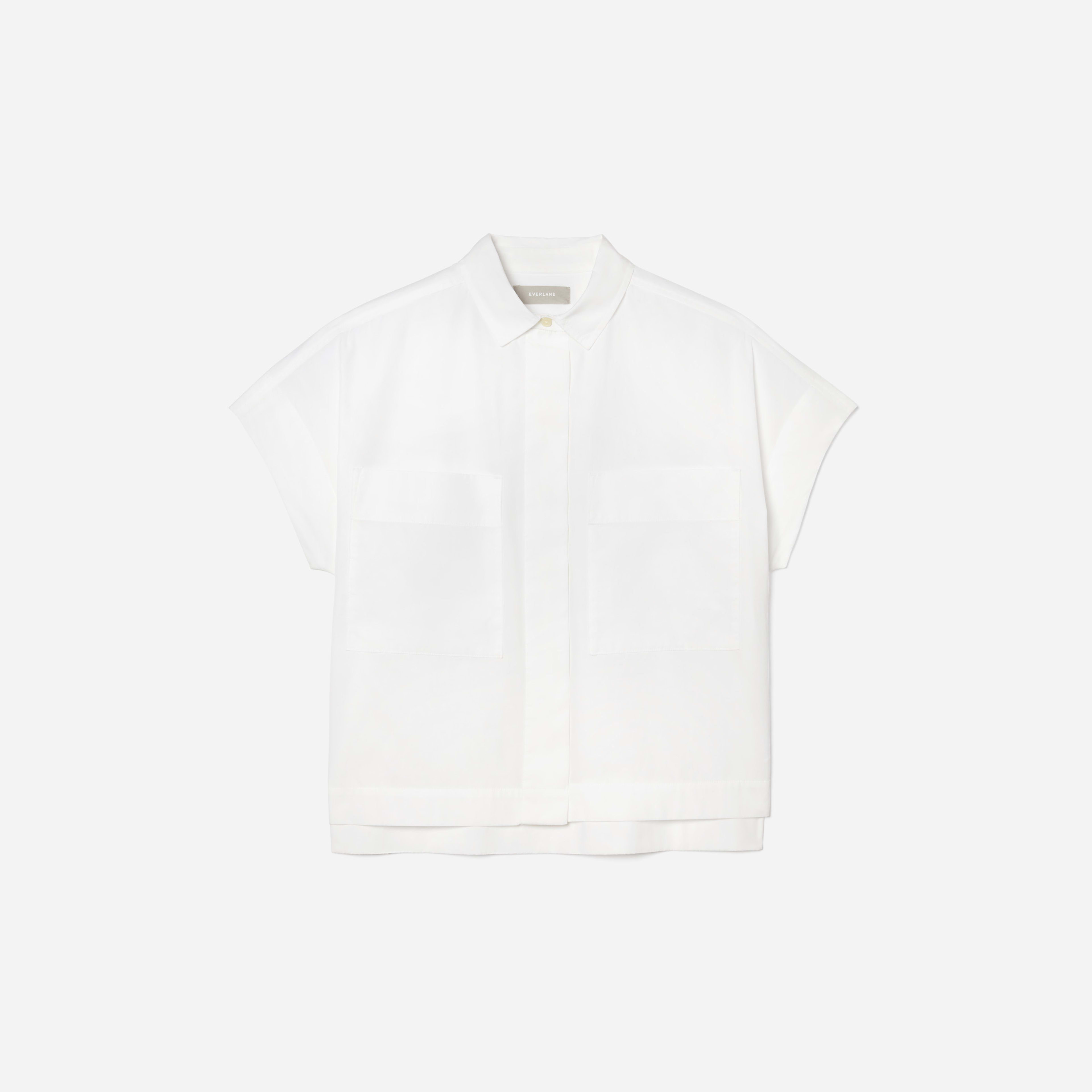 The Poplin Short-Sleeve Box Shirt | Everlane