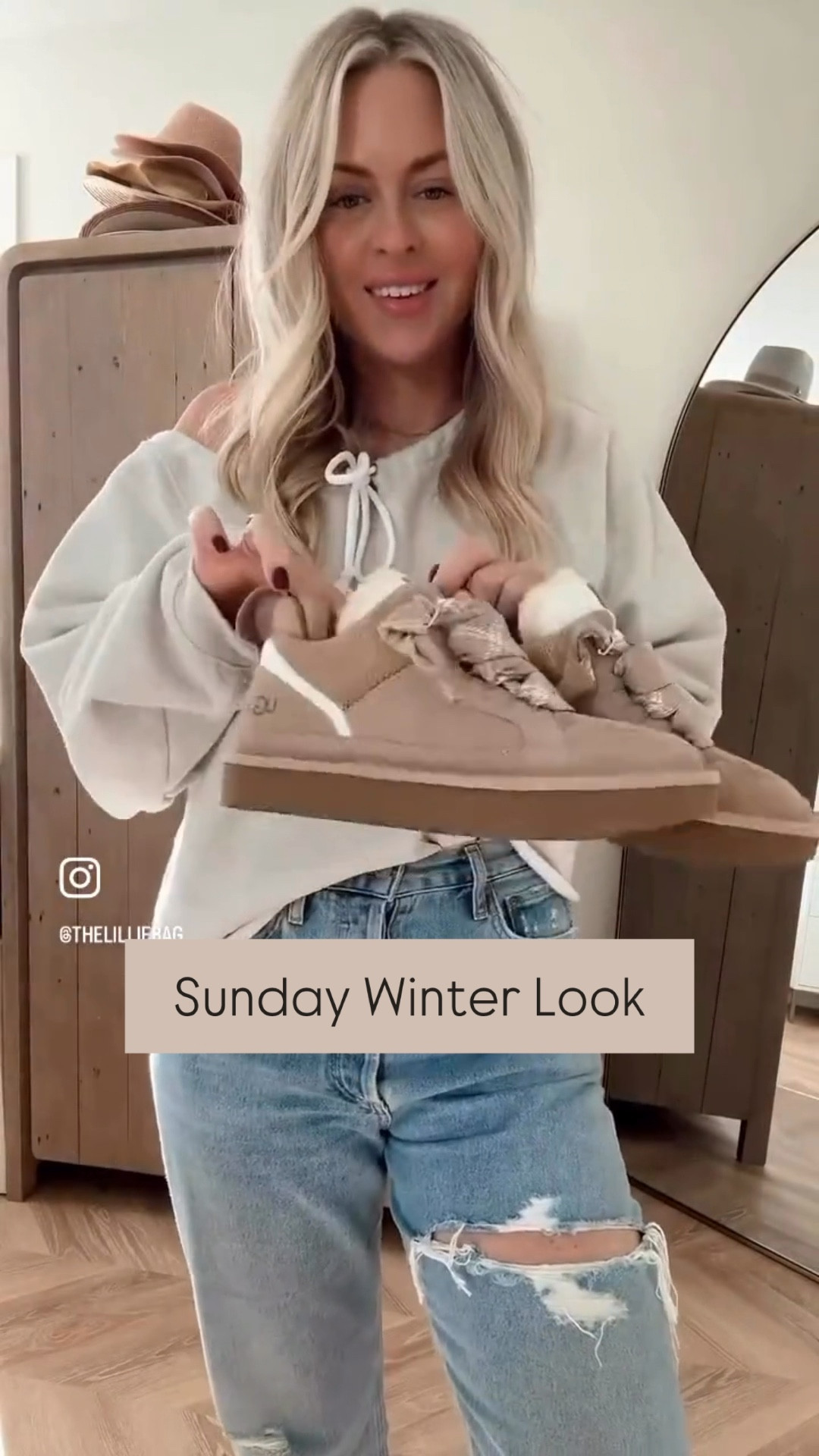 So glad they brought these sneakers back! minimal makeup & styling the viral ugg sneakers thanks to Lana! 🤎✨ I’m obsessed! Mine are shade: sand.

Casual winter style. Sunday look. Ugg sneakers. 

#LTKgrwm #LTKootd #LTKSeasonal