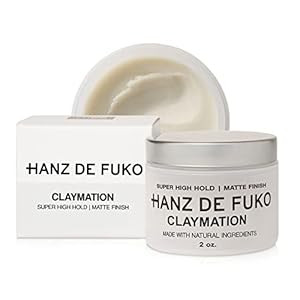 Hanz de Fuko Claymation- Premium Mens Hair Styling Clay with Matte Finish (2 oz) Cruelty Free | Amazon (US)