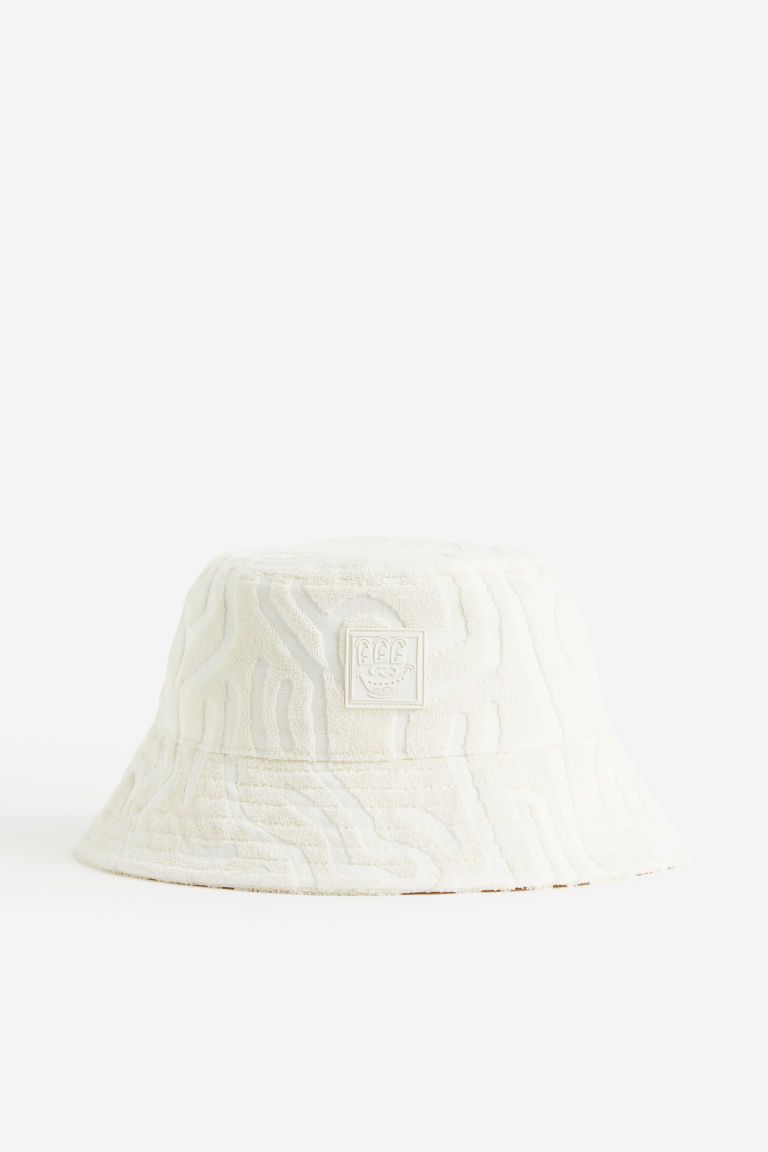 H & M - Terry Bucket Hat - White | H&M (US + CA)