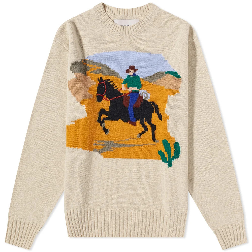 BODE Cowboy Crew Knit | END. Clothing