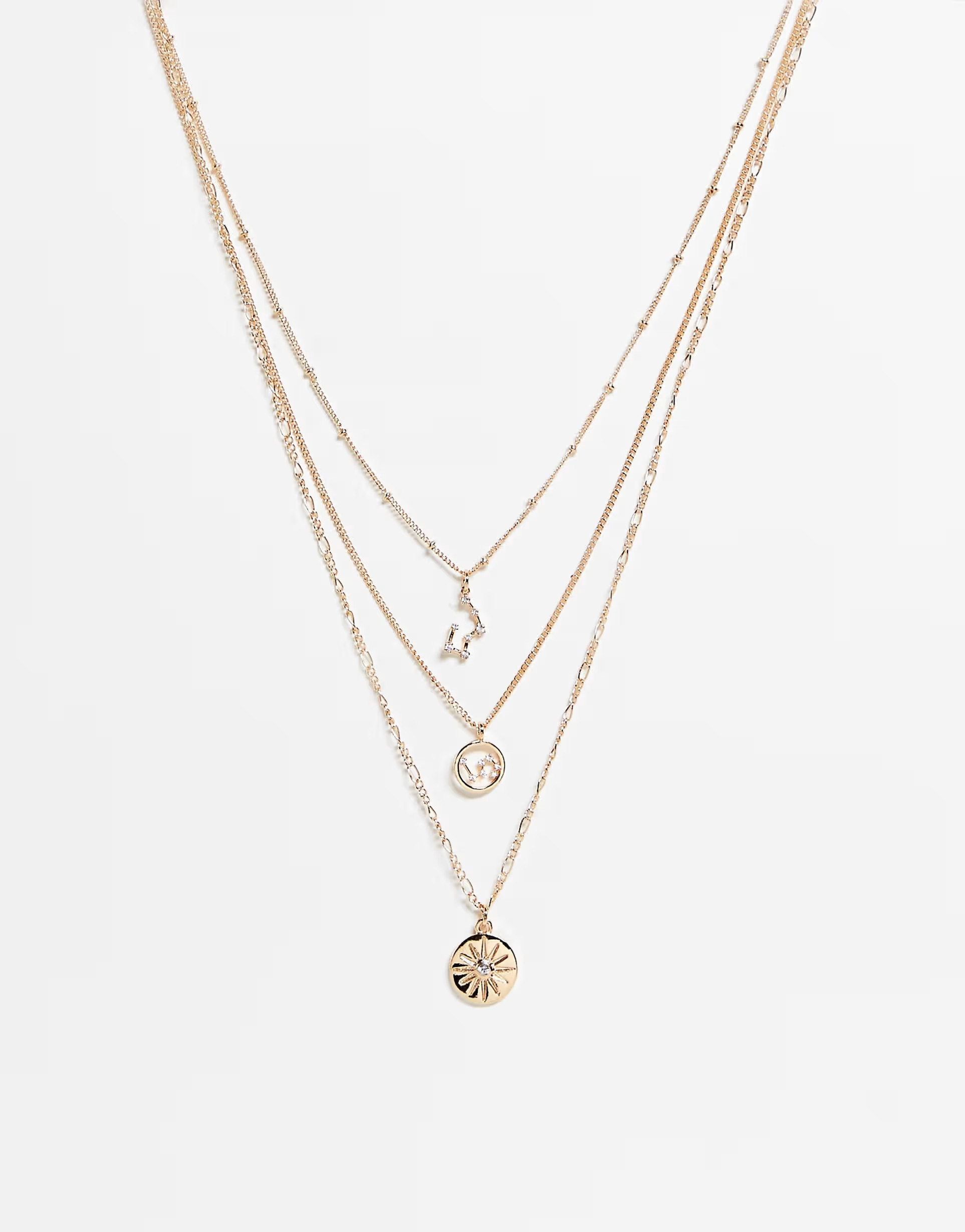 Reclaimed Vintage inspired constellation star multirow necklace | ASOS | ASOS (Global)