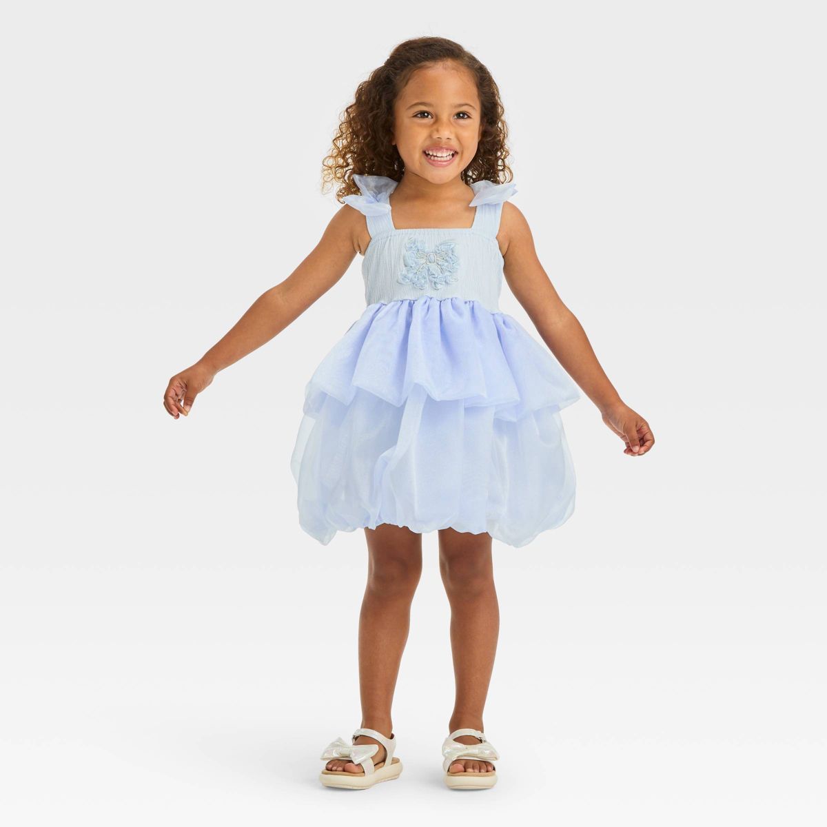 Toddler Girls' Audrey Camille Tutu Dress - Light Blue | Target