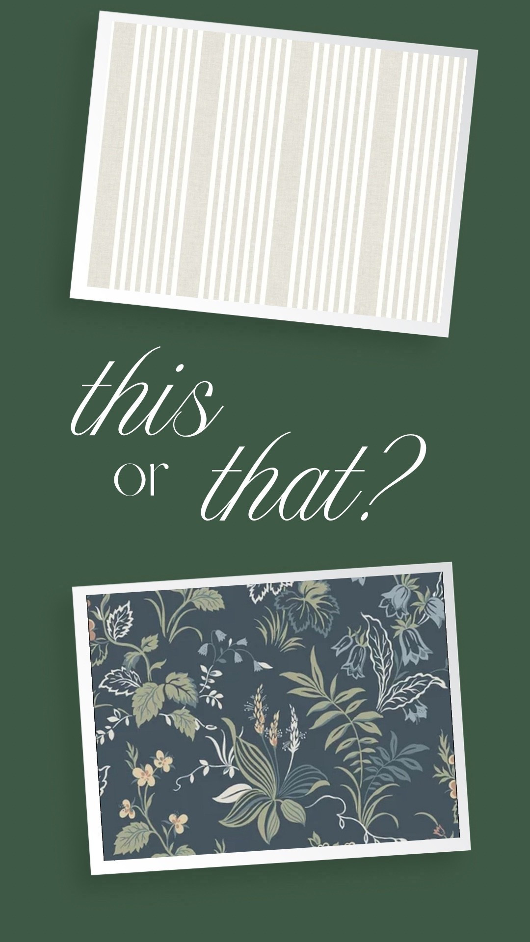 The 2 wallpapers from episode 3 of my wallpaper series 

Linked here is the lighter color of the Borastapeter wallpaper. If you’re looking for this exact color, it can be found on Wallpaper Direct 

#LTKHome