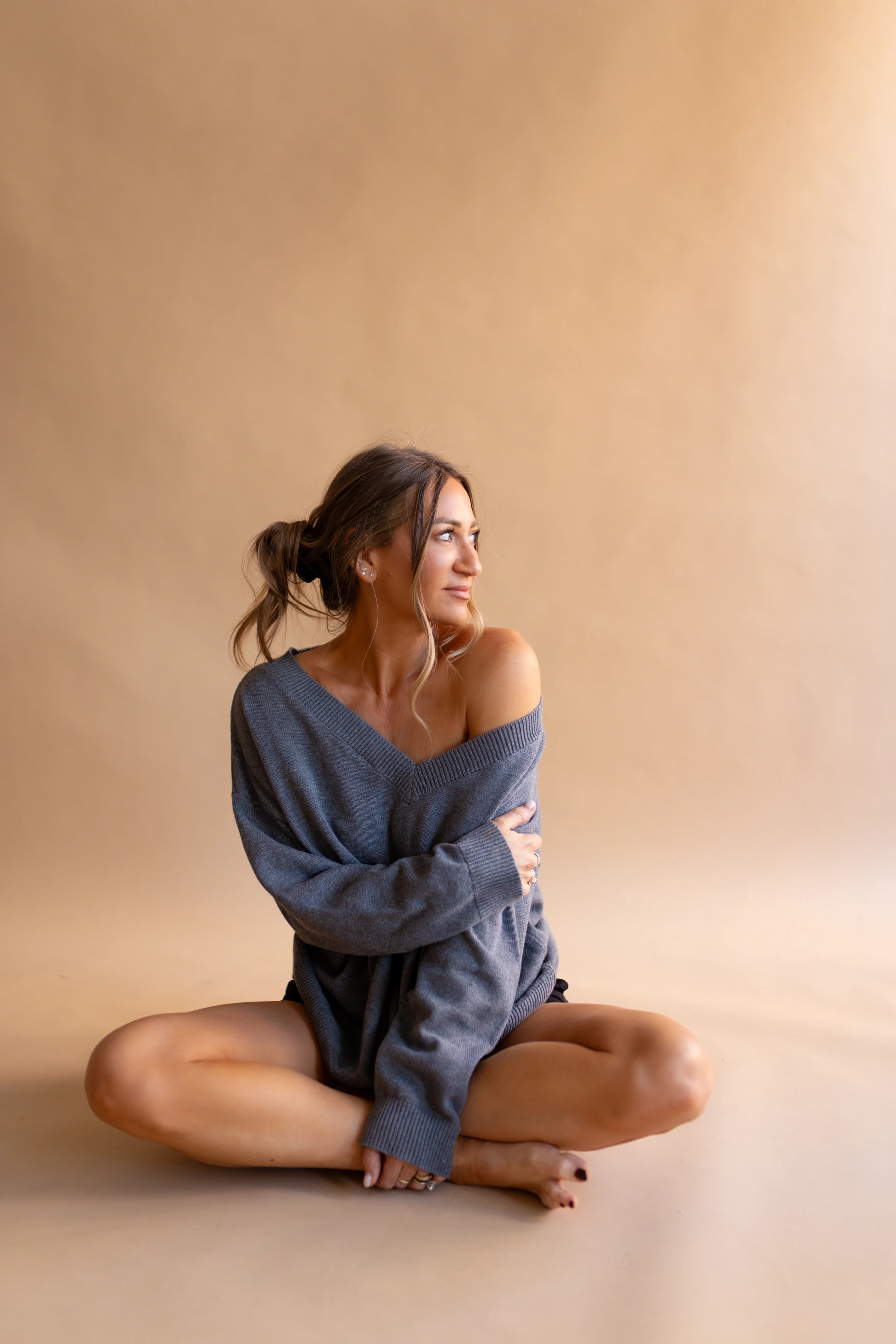 The Riley V-Neck Sweater | Hill x Sarah