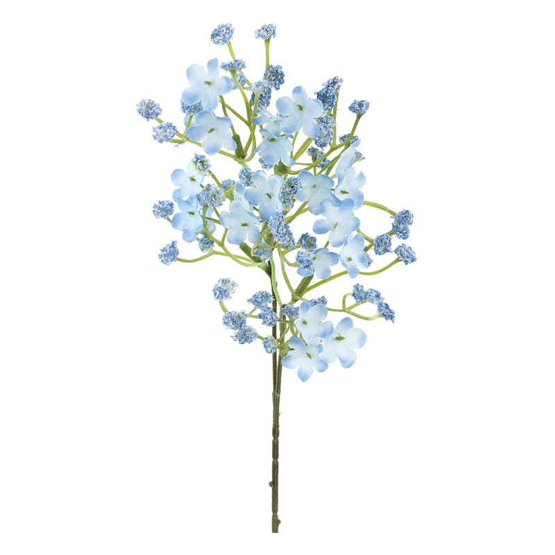 Blue Baby's Breath Floral Pick, 12" | At Home