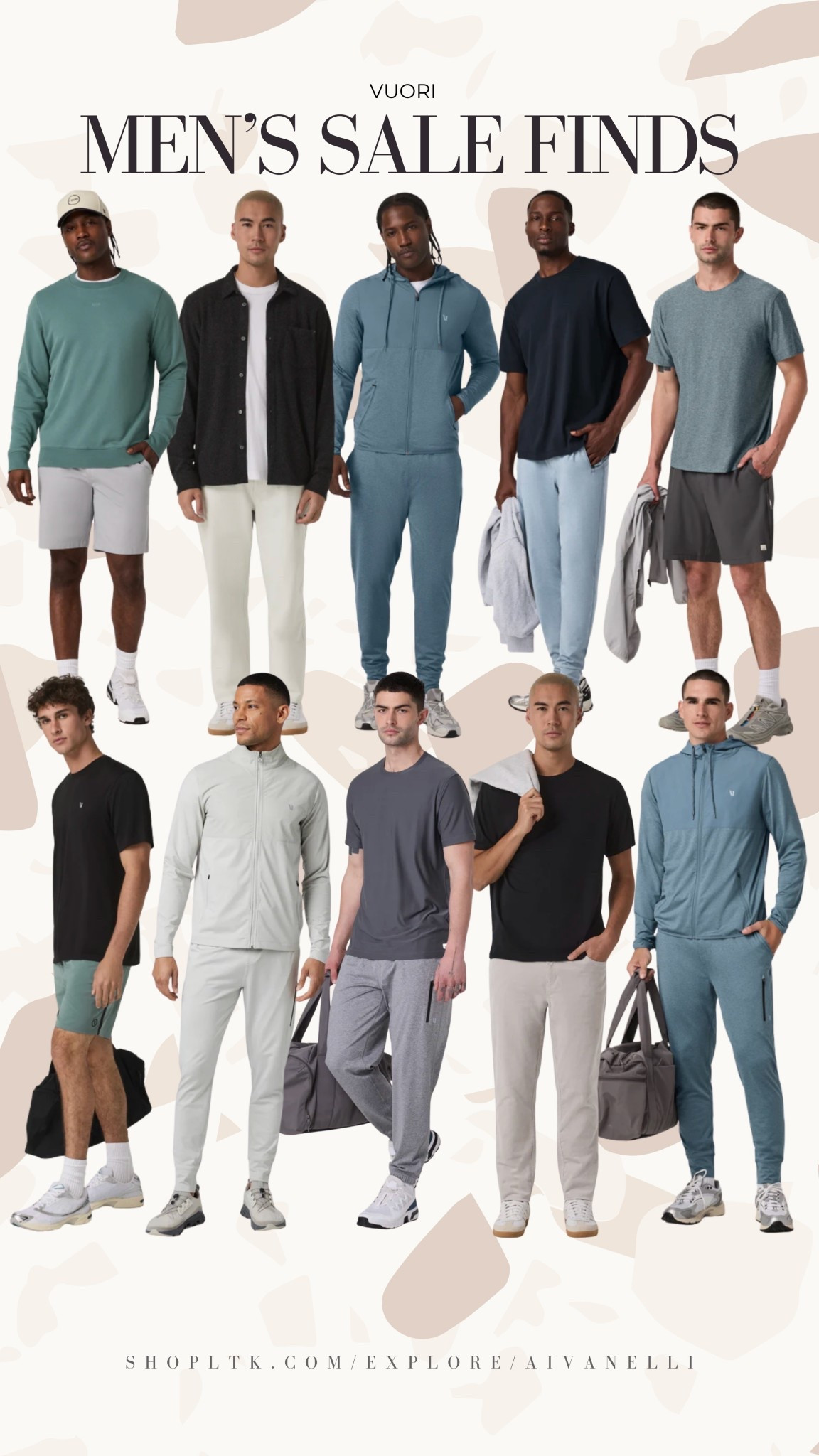 Vuori men’s sale finds

Men’s workout sets
Performance gym shorts
Moisture-wicking training tees
Athletic joggers and track pants
Compression leggings and tights
Lightweight running jackets
Breathable muscle tanks
Quarter-zip training pullovers
Gym hoodies and sweatshirts
Cross-training sneakers

#LTKSaleAlert #LTKActive #LTKSeasonal
