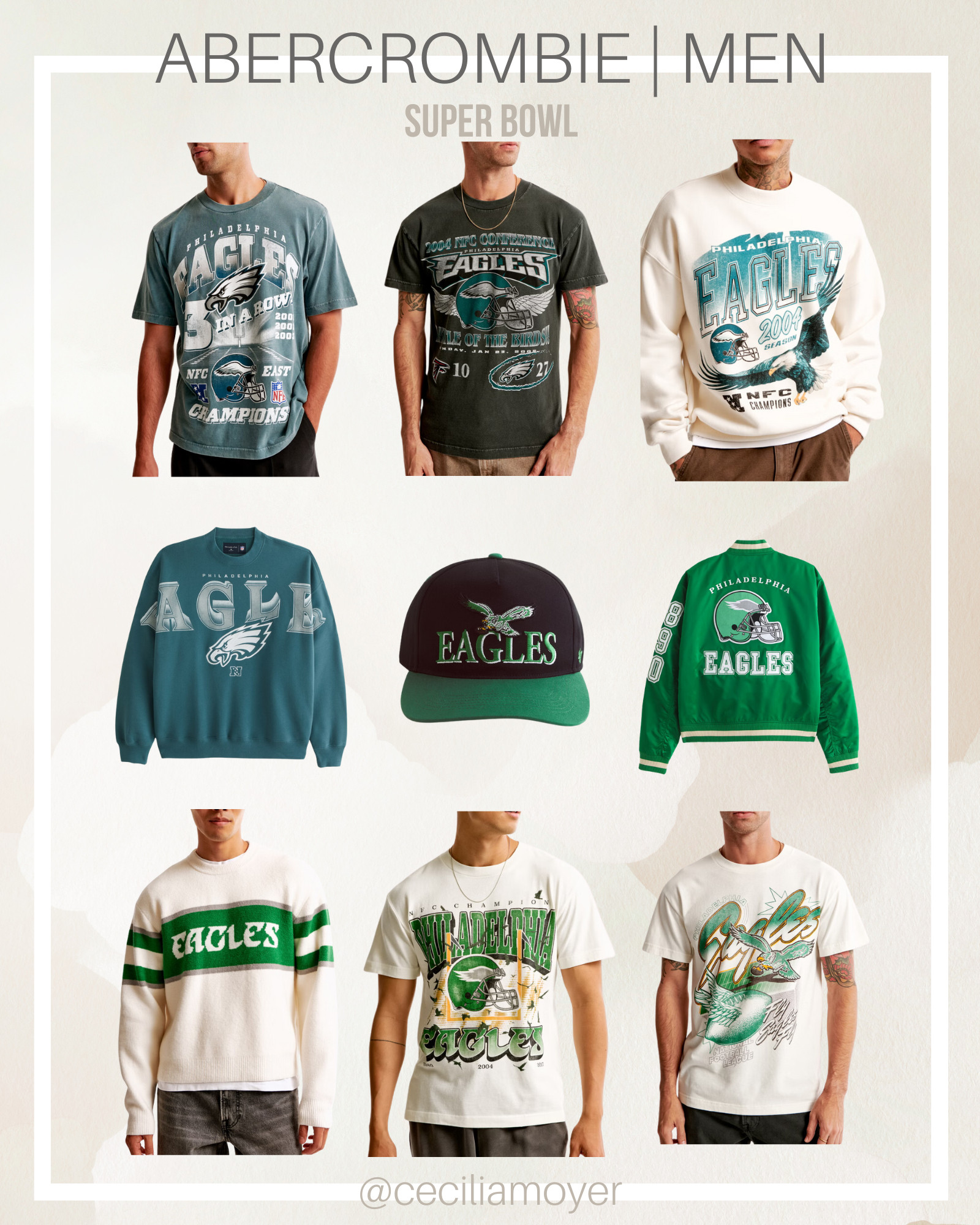 Abercrombie sale on NFL gear - Super Bowl Philadelphia Eagles - graphic sweatshirts - mens fashion - graphic tshirts - game day

 

#LTKSaleAlert #LTKMens #LTKFindsUnder50