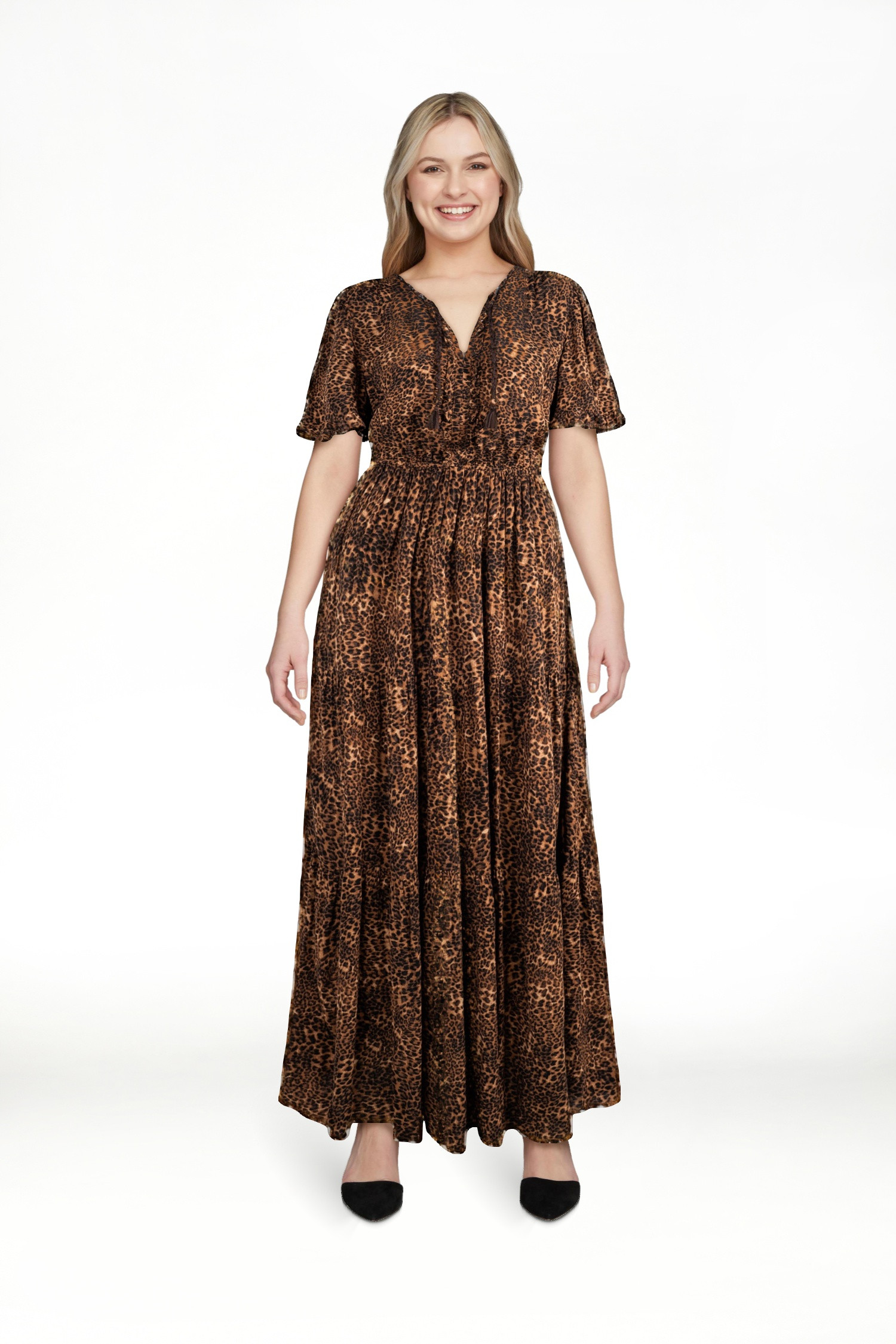 Jessica Simpson Women's Phoebe Maxi Dress, Sizes XS-XL | Walmart (US)