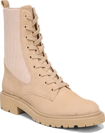 Lydell Mixed Media Combat Boot | Nordstrom